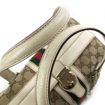 Gucci Monogram Treasure Boston Tote Ivory 6 of 11