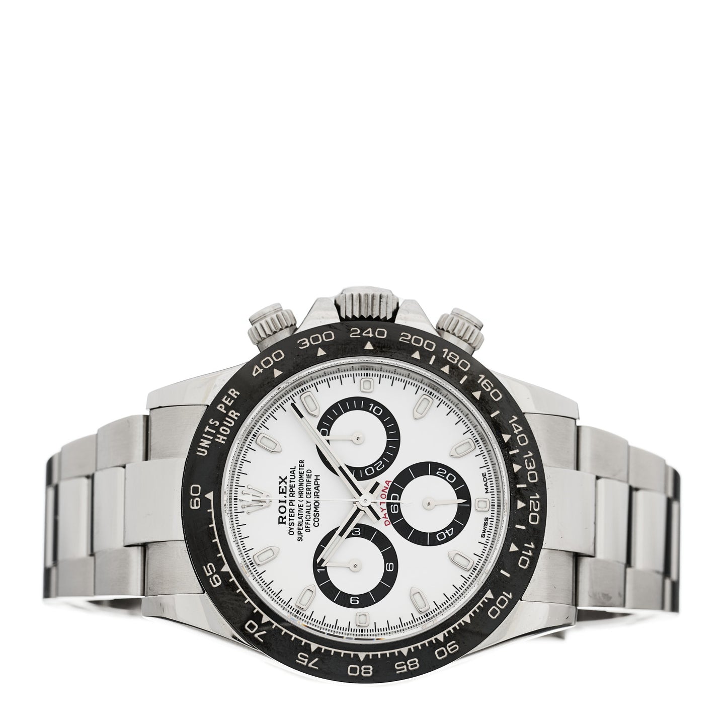Stainless Steel 40mm Oyster Perpetual Cosmograph Daytona Panda Watch White 116500LN