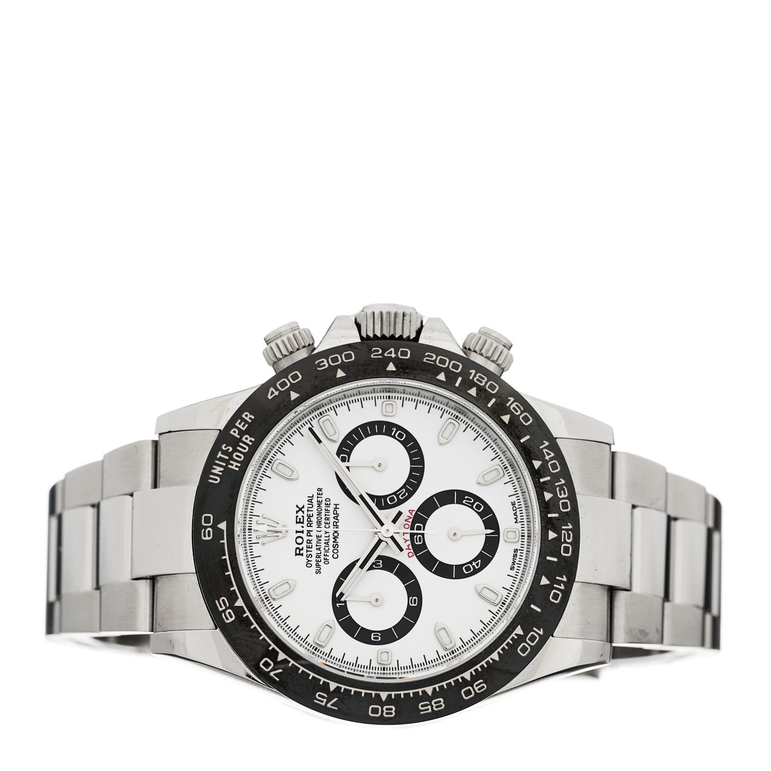 Rolex Stainless Steel 40mm Oyster Perpetual Cosmograph Daytona Panda Watch White 116500LN 2 of 4