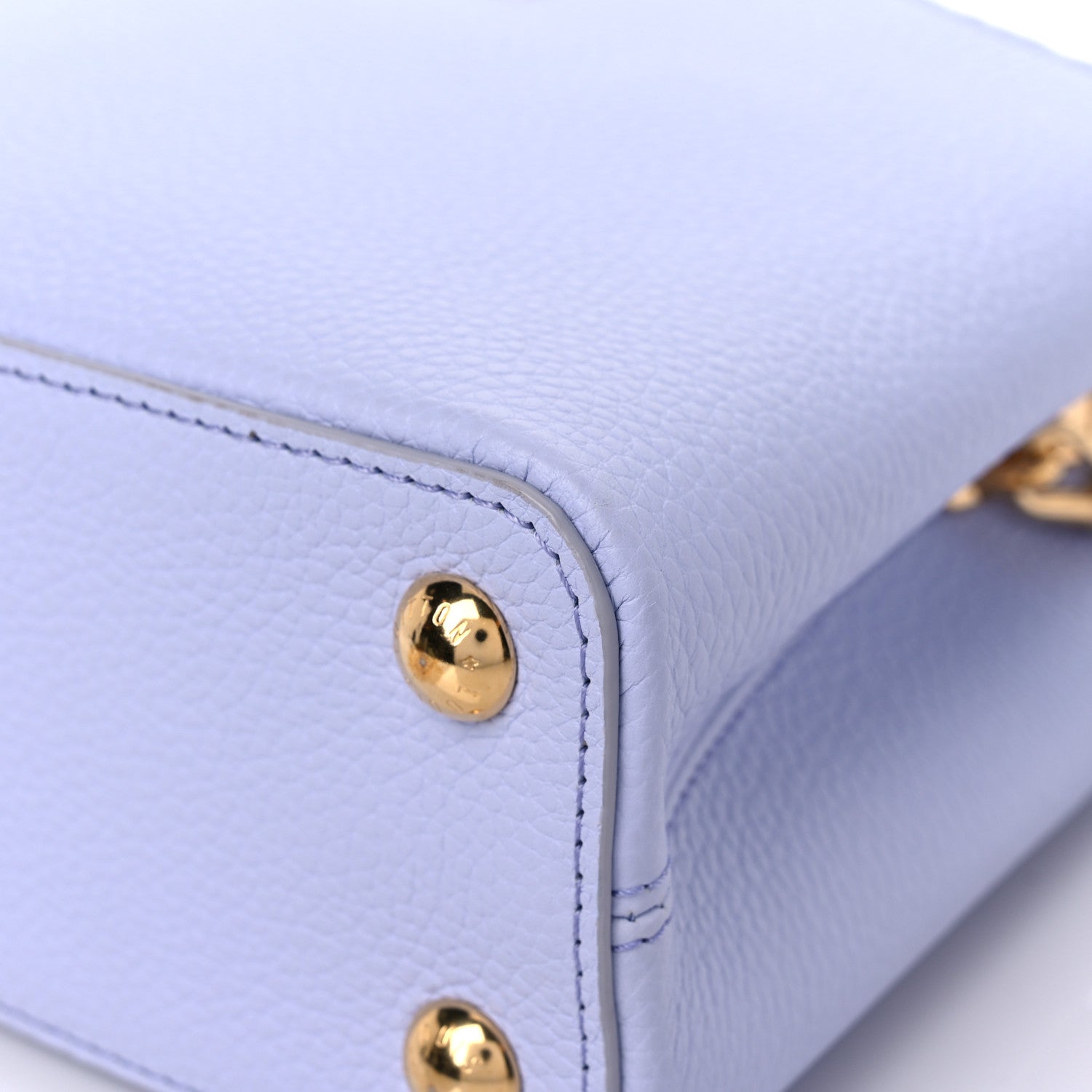 Louis Vuitton Taurillon Braided Chain Capucines BB Iris Creme 8 of 10