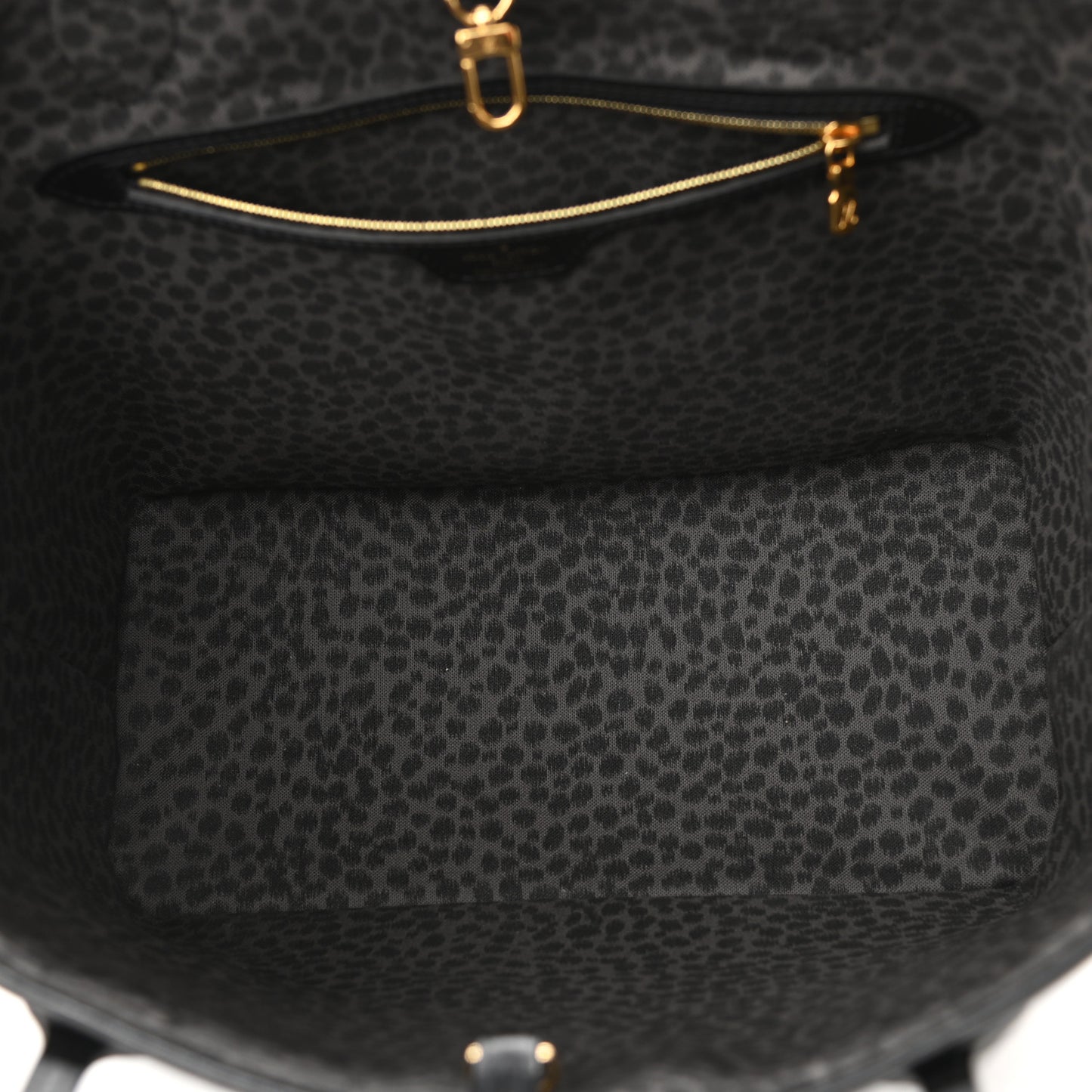 Monogram Giant Wild At Heart Neverfull MM Black