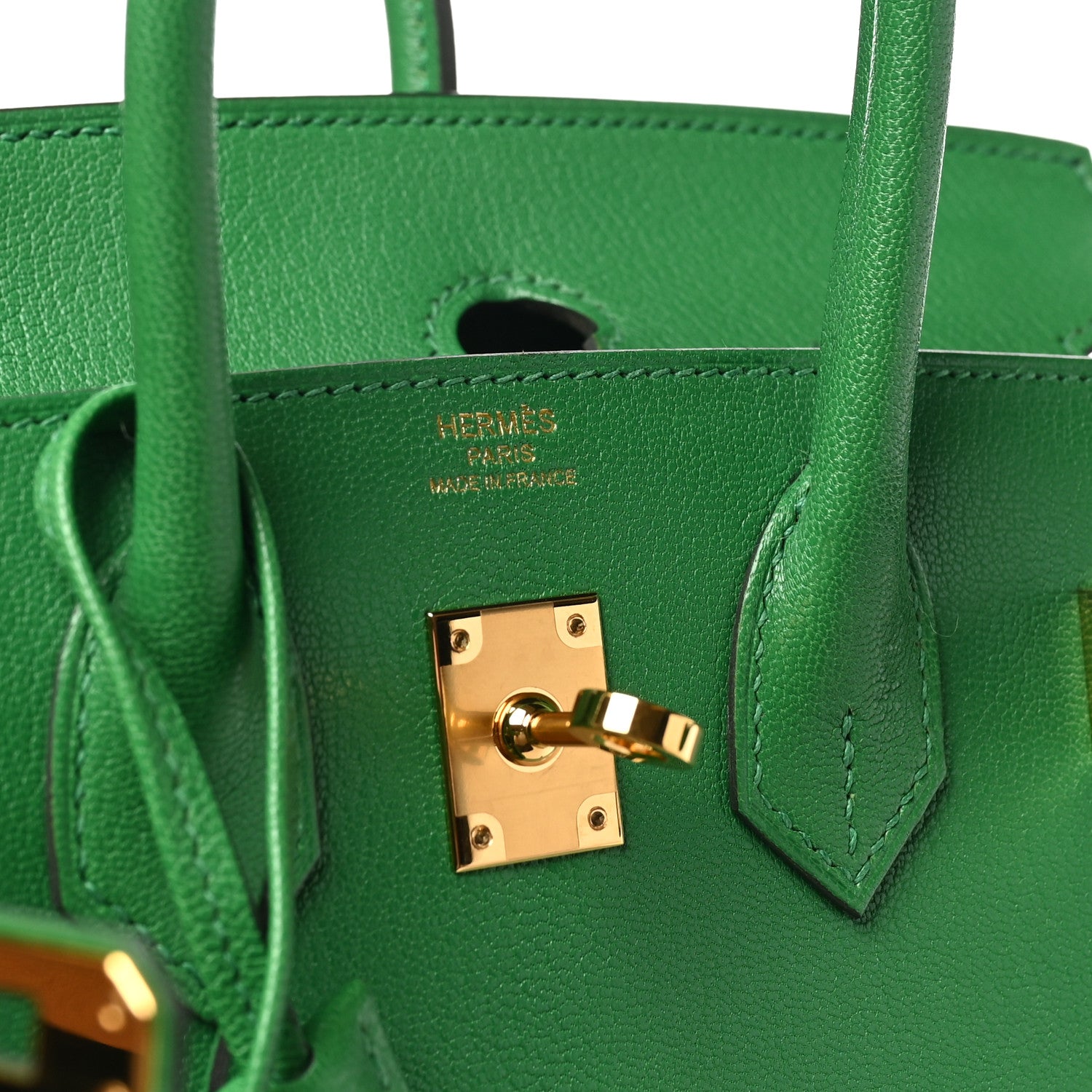 Hermes Chevre Chamkila Birkin Sellier 25 Bambou 7 of 11