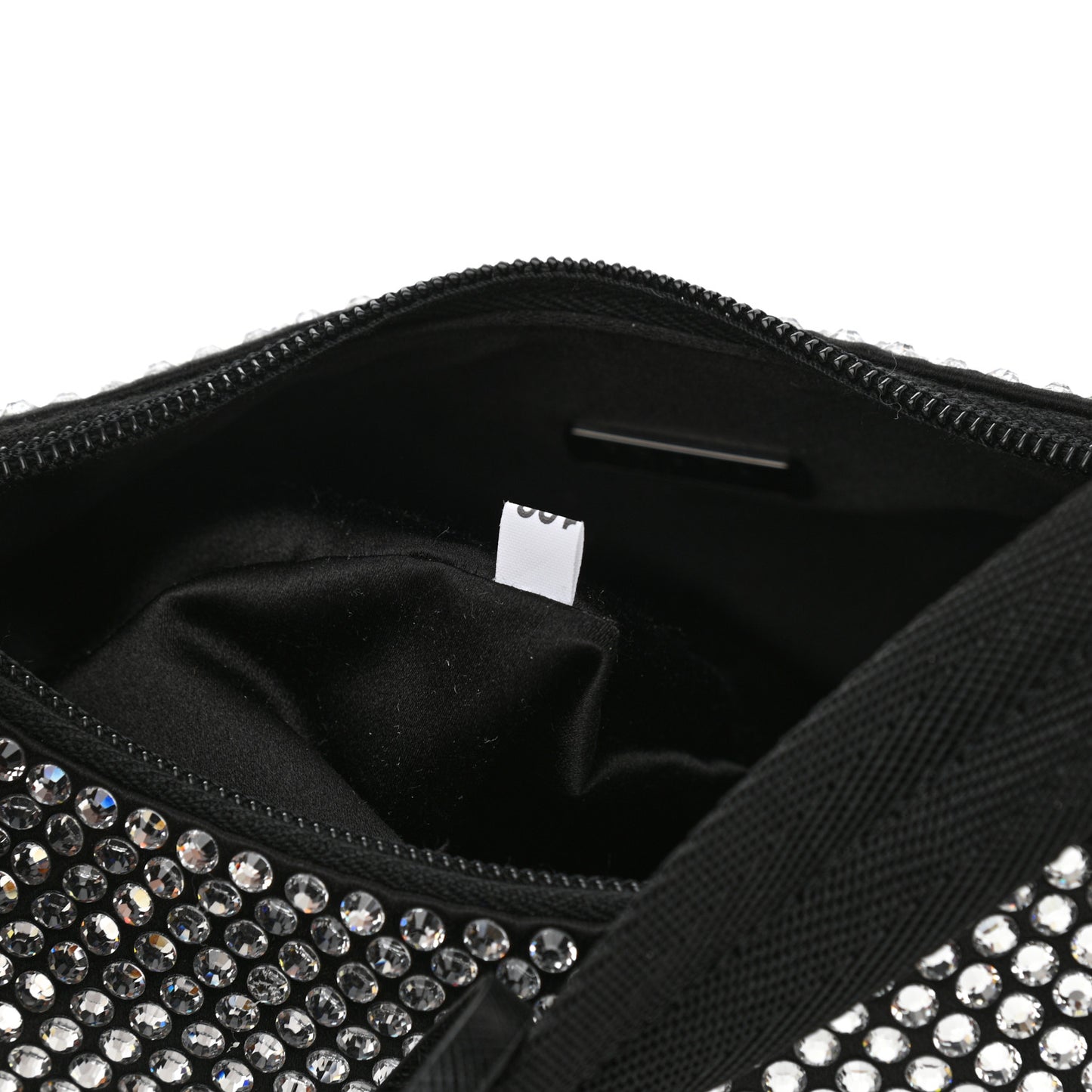 Satin Crystal Mini Re-Edition 2000 Bag Cristal