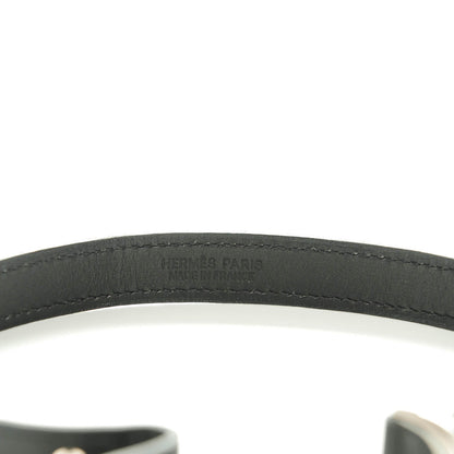 Hermes Chamonix Baby Pavane Double Tour Bracelet S Black 6 of 8