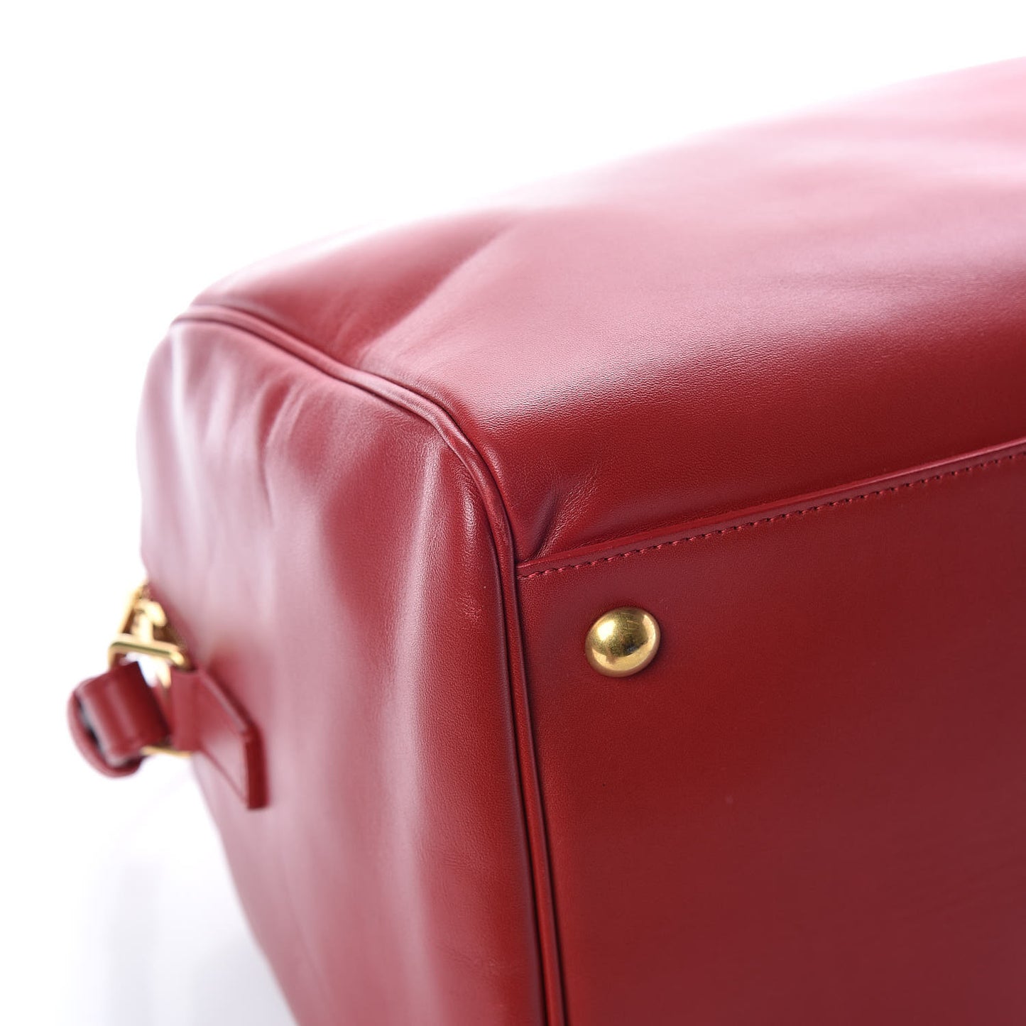 Calfskin Classic Duffle 12 Red