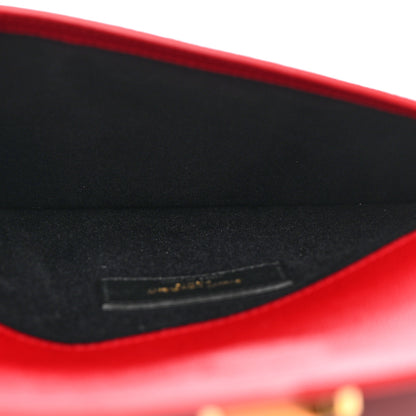 Saint Laurent Grain De Poudre Uptown Pouch Red 5 of 7