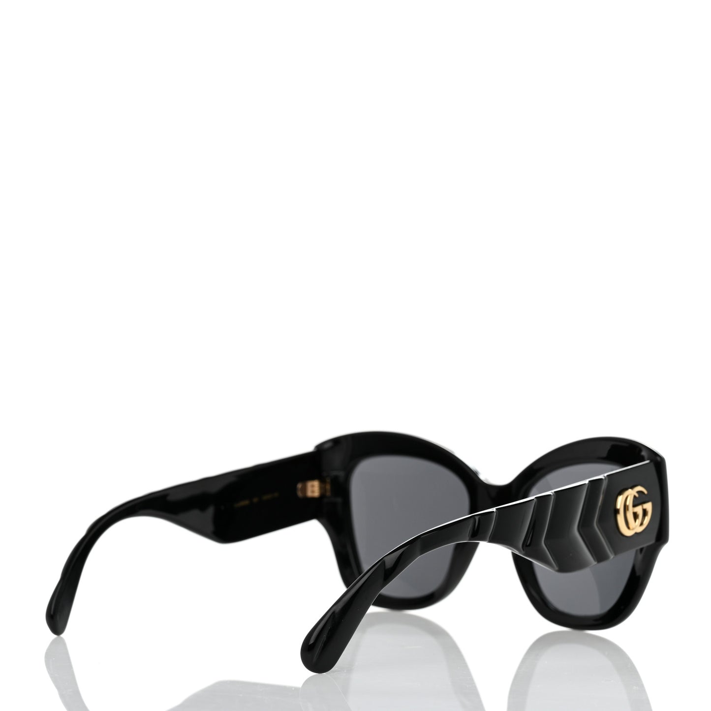 Acetate GG Butterfly Sunglasses GG0808S Black
