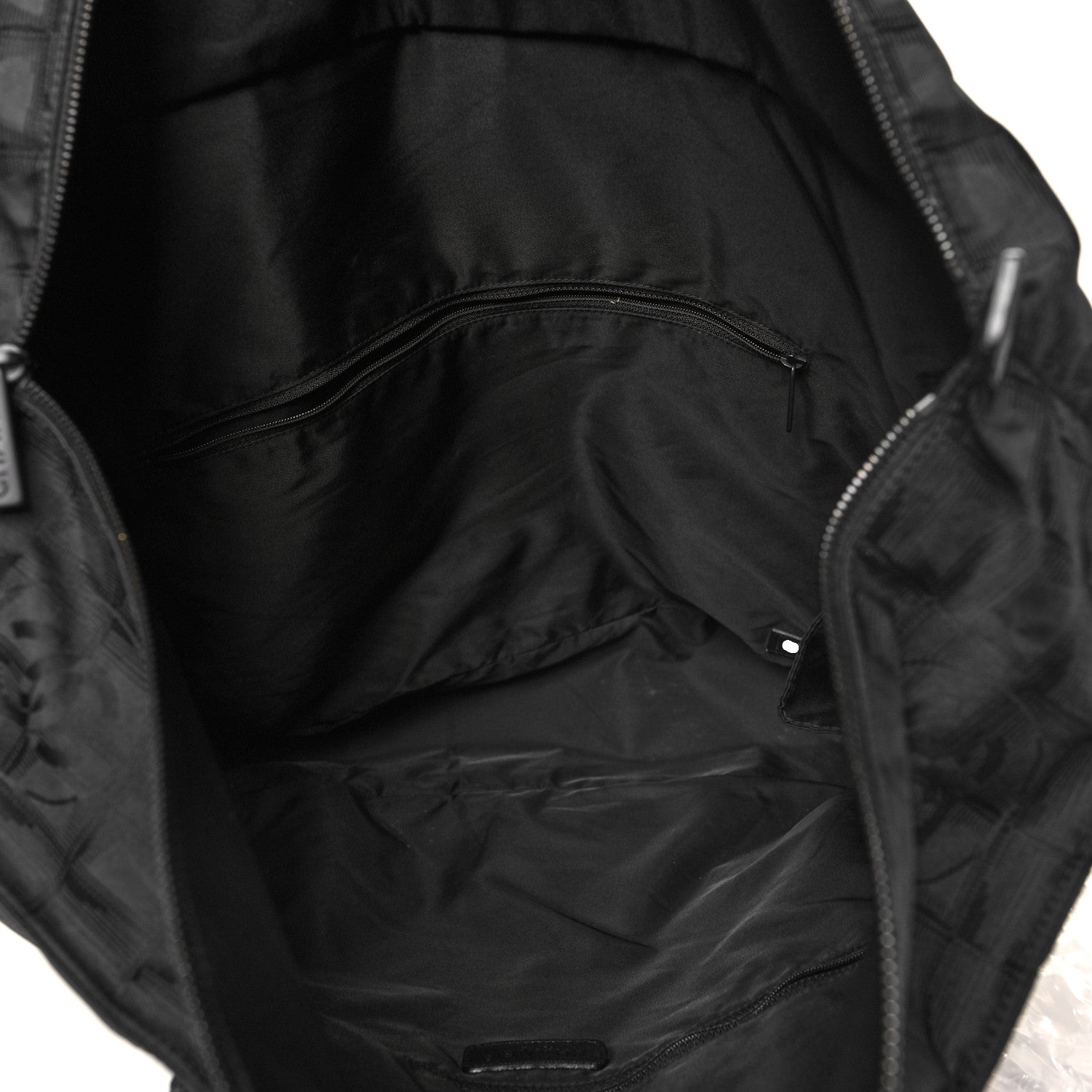 Chanel Nylon Medium Travel Tote Black 5 of 14