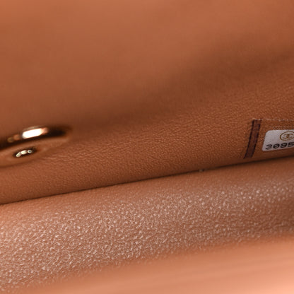 Chanel Lambskin Quilted Mini Square Flap Brown 7 of 9