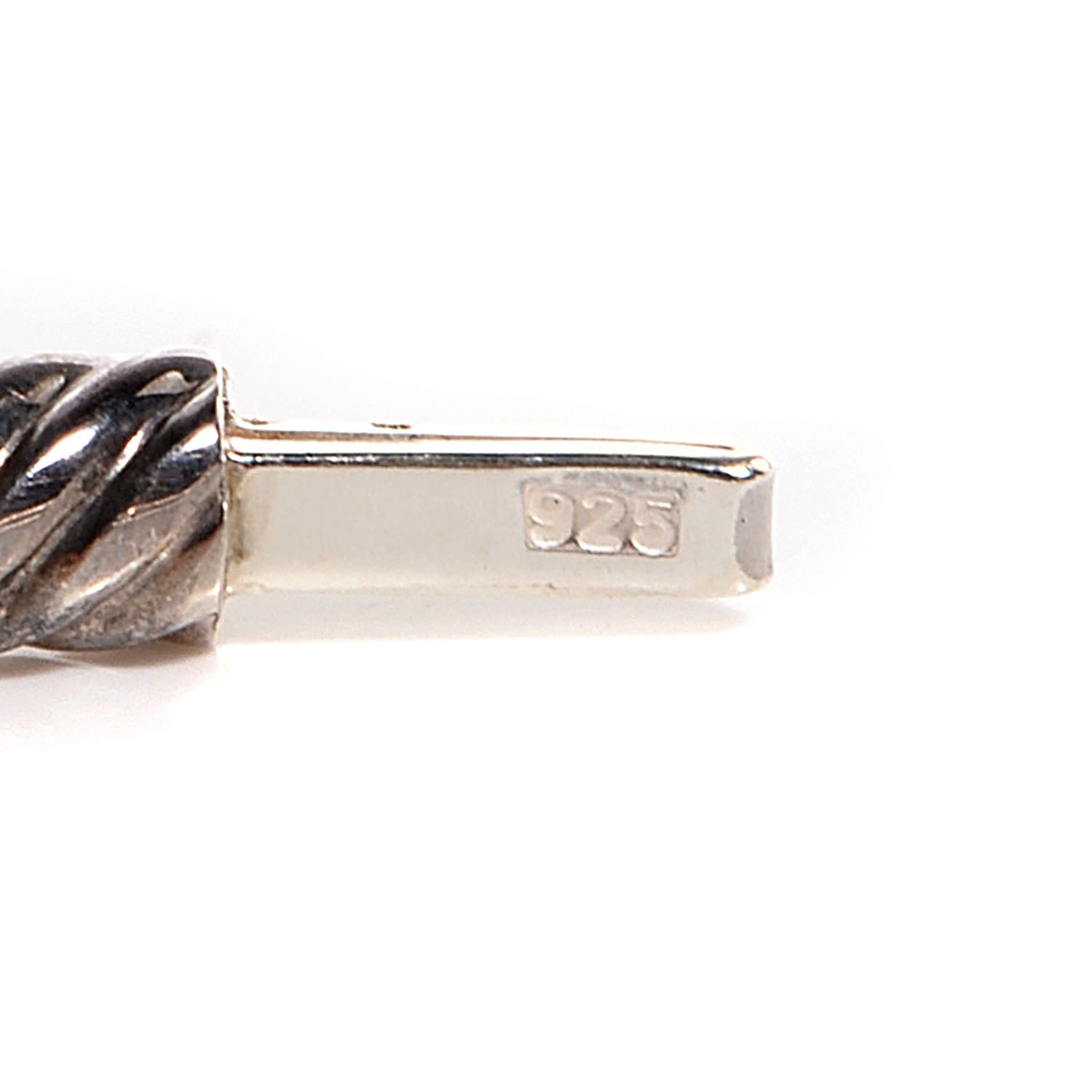 David Yurman Sterling Silver 5mm Cable Bracelet 4 of 5