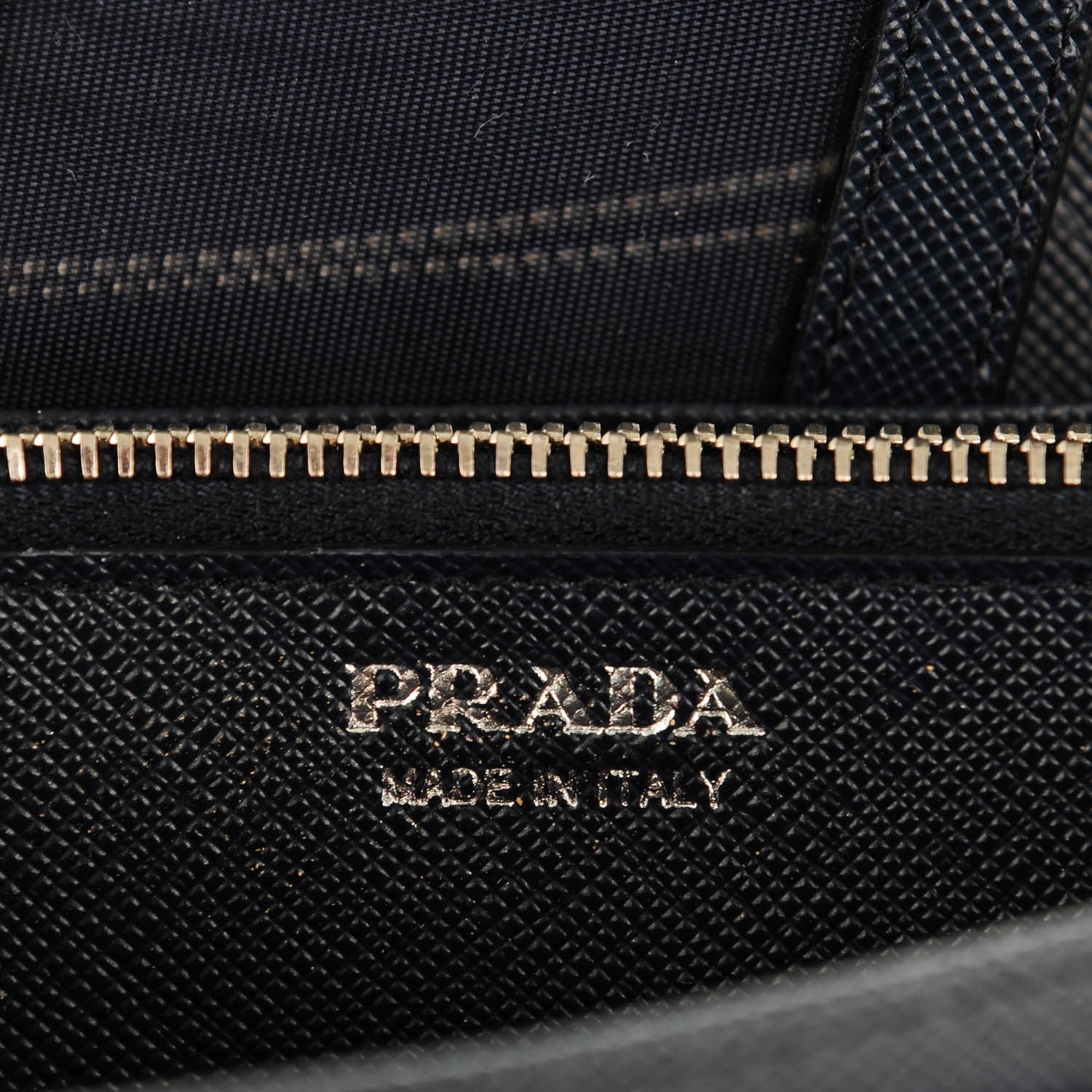 Prada Saffiano Crystal Studded Continental Flap Travel Wallet Baltico 6 of 7