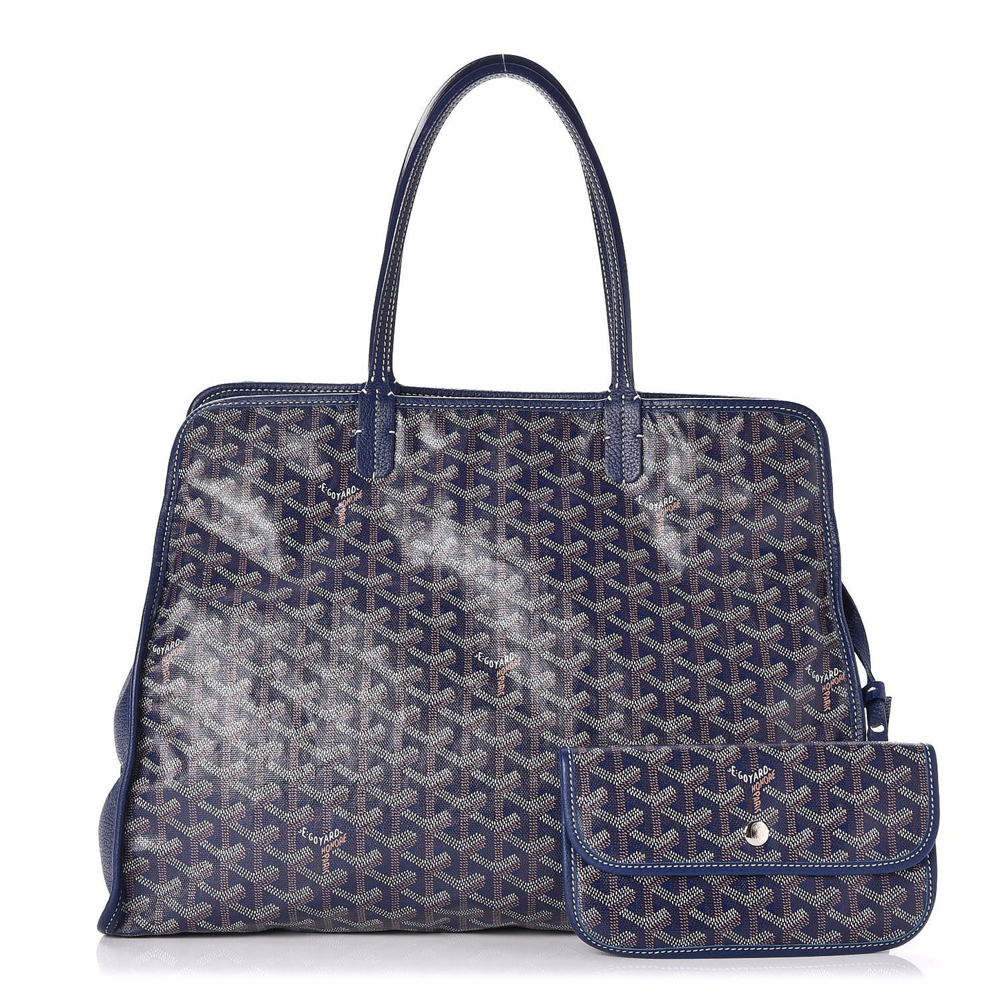 Goyardine Sac Hardy Pet Carrier PM Navy