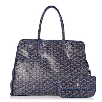 Goyard Goyardine Sac Hardy Pet Carrier PM Navy 1 of 7