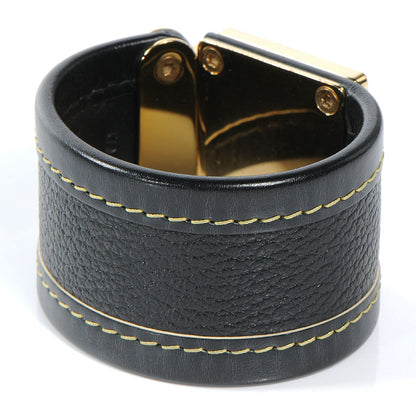 Louis Vuitton Suhali S Lock Bracelet Black 3 of 6