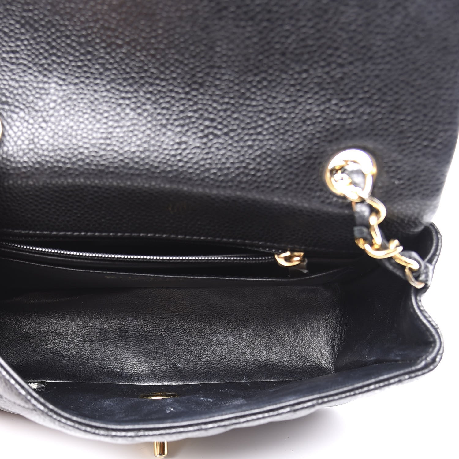 Chanel Caviar Quilted Mini Rectangular Flap Black 6 of 9