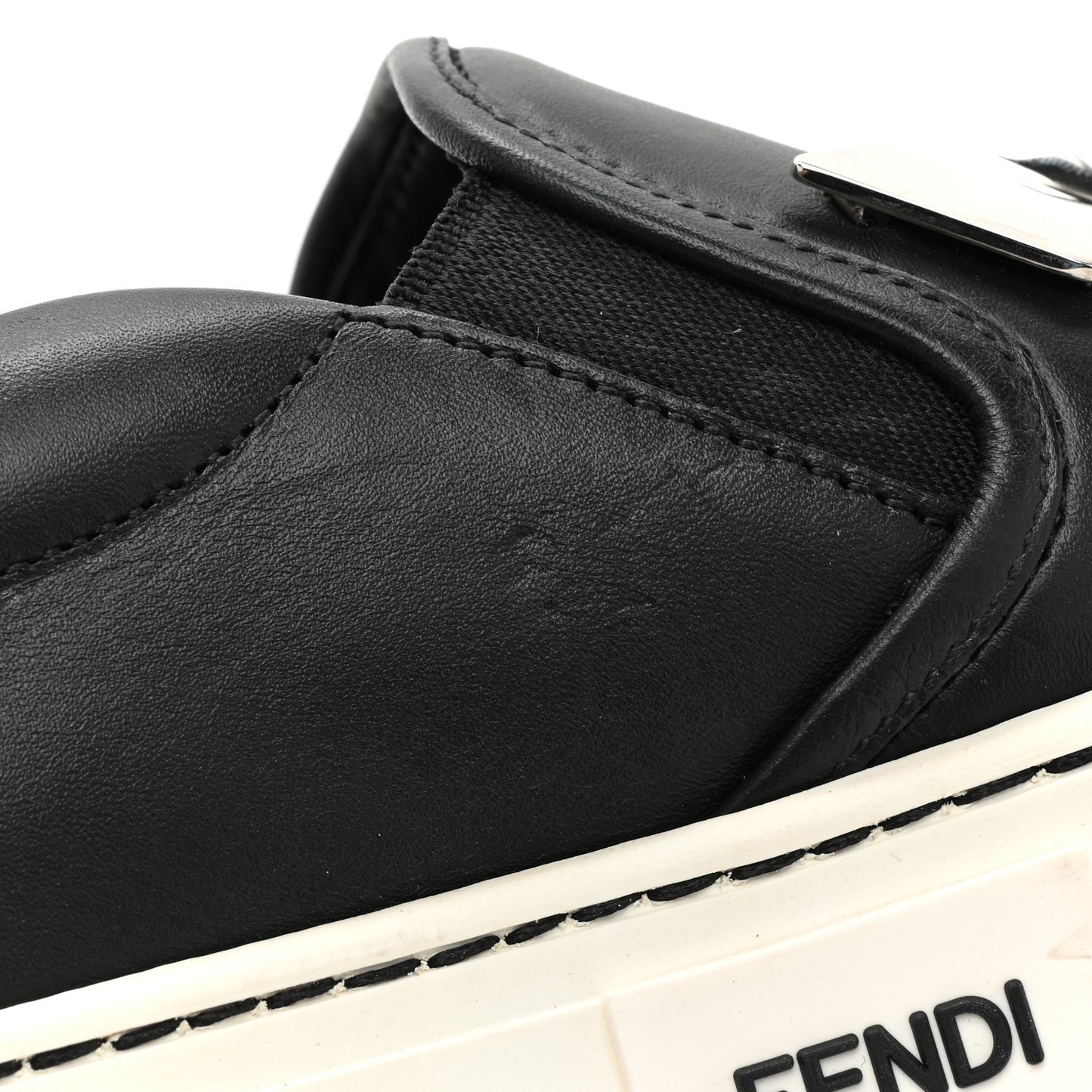 Vitello Elite Monster Eyes Slip On Sneakers 35 Black