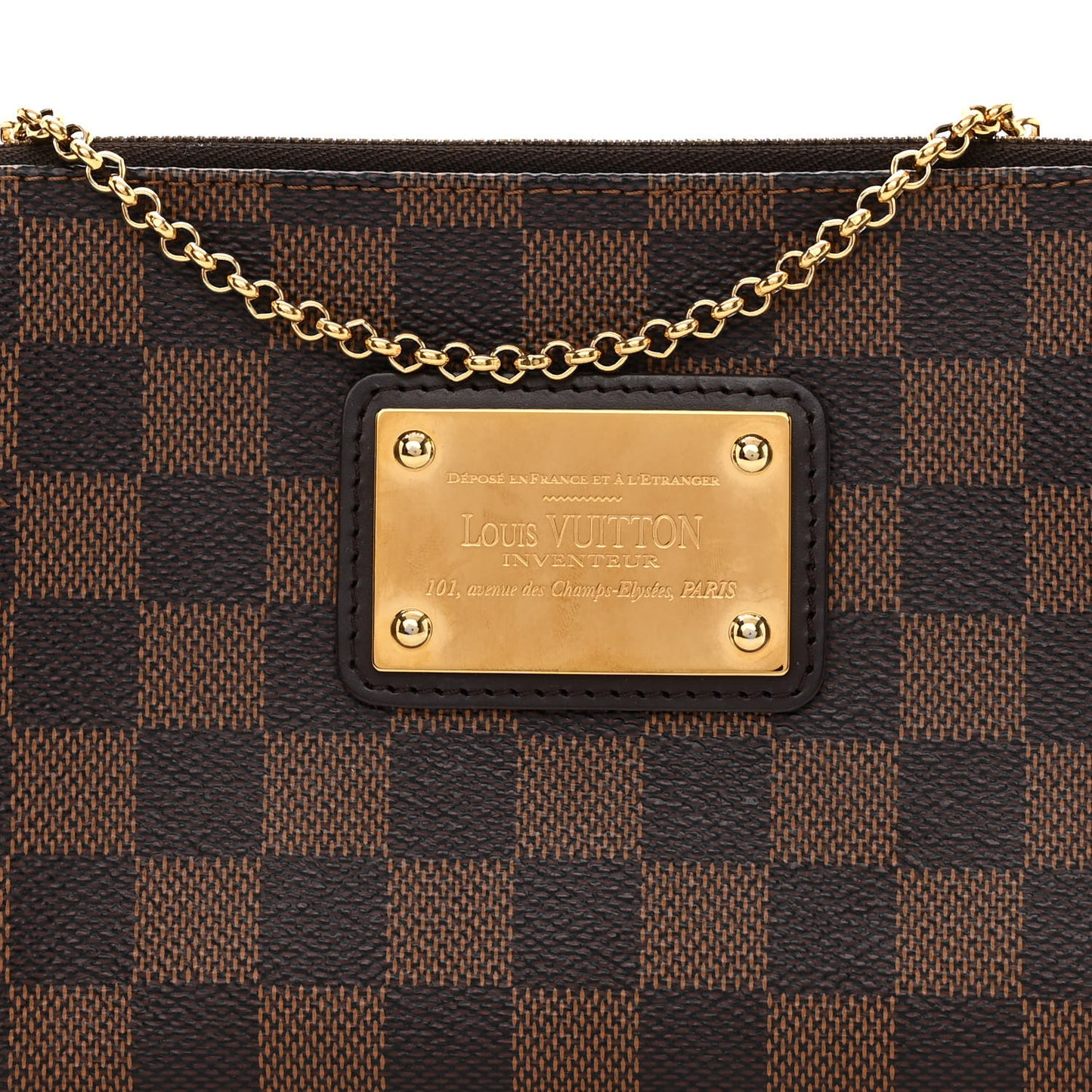 Damier Ebene Eva Clutch