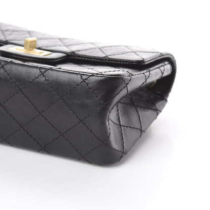 Chanel Aged Calfskin Quilted 2.55 Reissue Mini Flap Black 6 of 8