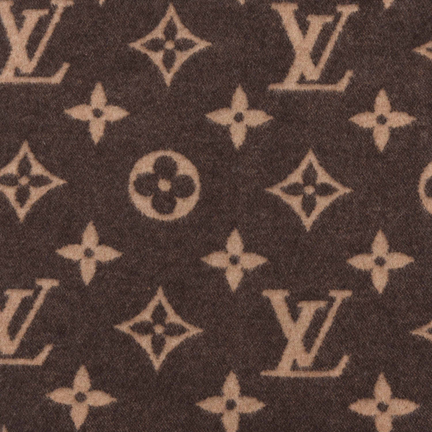 Louis Vuitton Wool Cashmere Neo Monogram Blanket 4 of 4