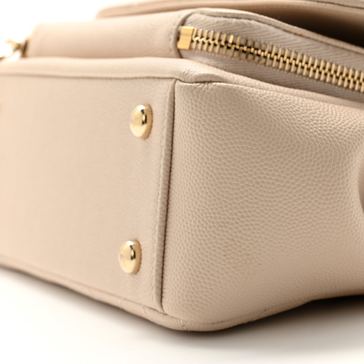 Chanel Caviar Quilted Small Business Affinity Flap Beige 10 of 12