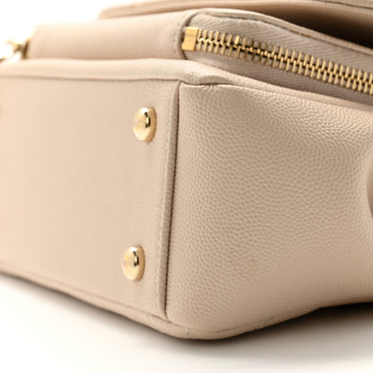 Chanel Caviar Quilted Small Business Affinity Flap Beige 10 of 12