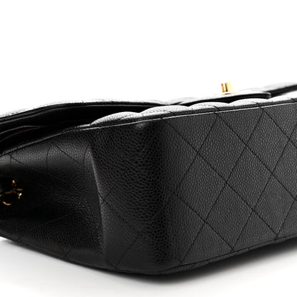 Chanel Caviar Quilted Jumbo Double Flap Black 9 of 16