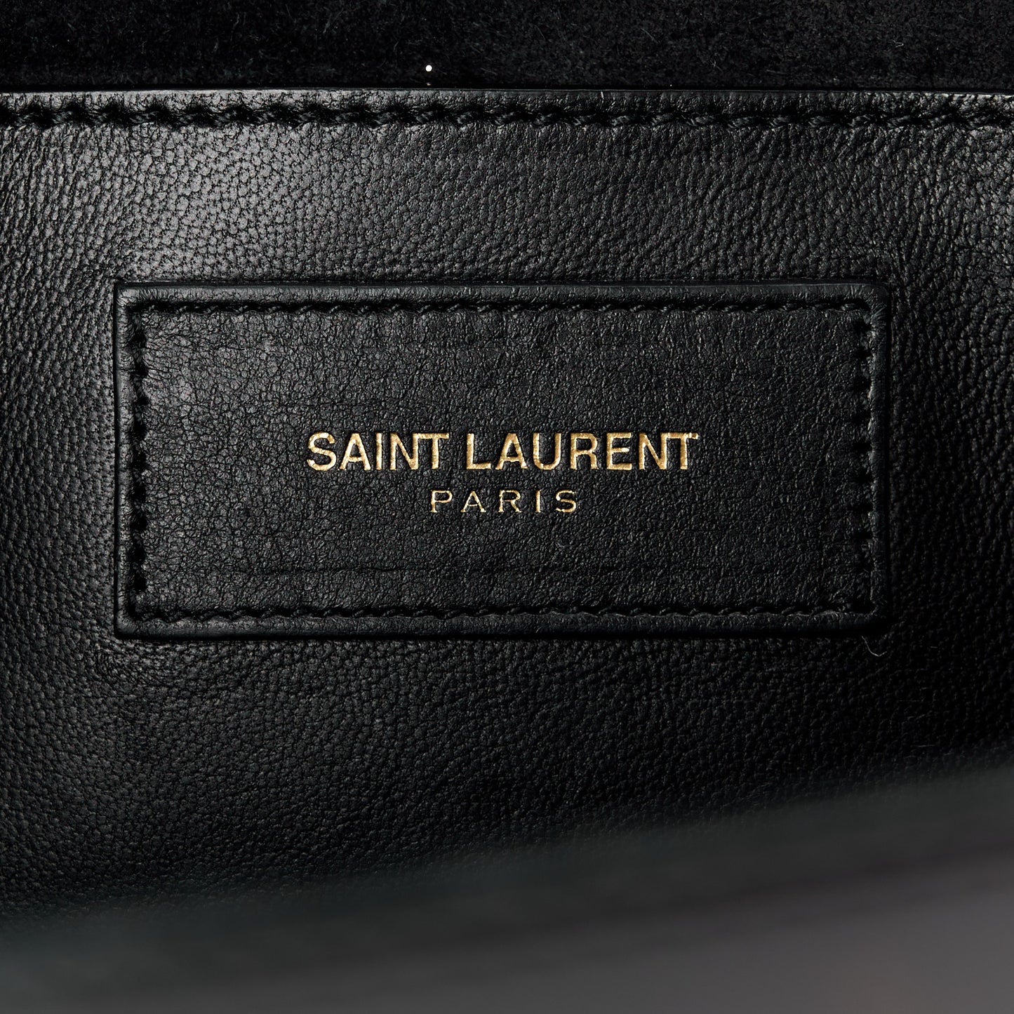 Patent Cassandre Tassel Clutch Black