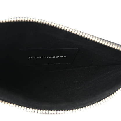 Marc Jacobs Denim Camo XL The Sack Flat Pouch Grey 5 of 9