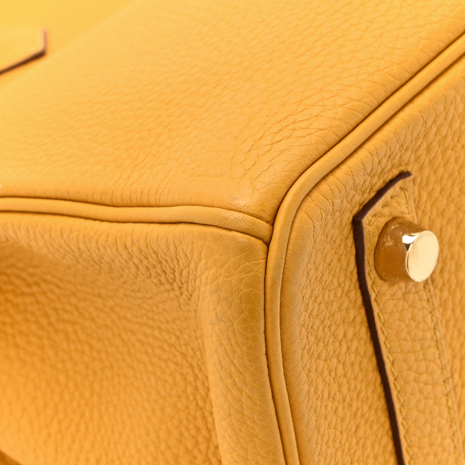 Hermes Togo BIRKIN 30 Jaune Ambre 15 of 19