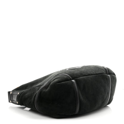 Chanel Suede Sparkling Winter Messenger Black 4 of 10