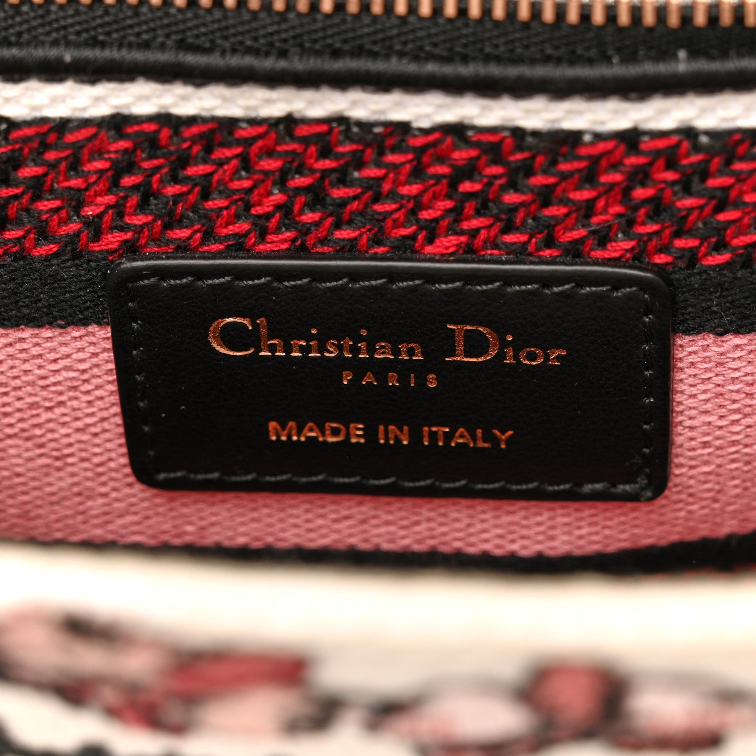 Christian Dior Canvas Florilegio Embroidered Medium Lady D-Lite White Multicolor 7 of 15