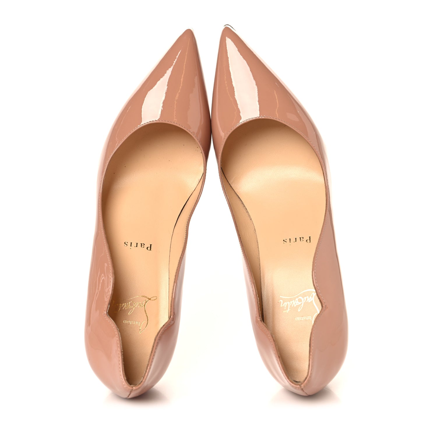 Patent Hot Chick 70 Pumps 38 Nude
