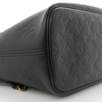 Louis Vuitton Empreinte Monogram Giant Neverfull MM Black 8 of 9