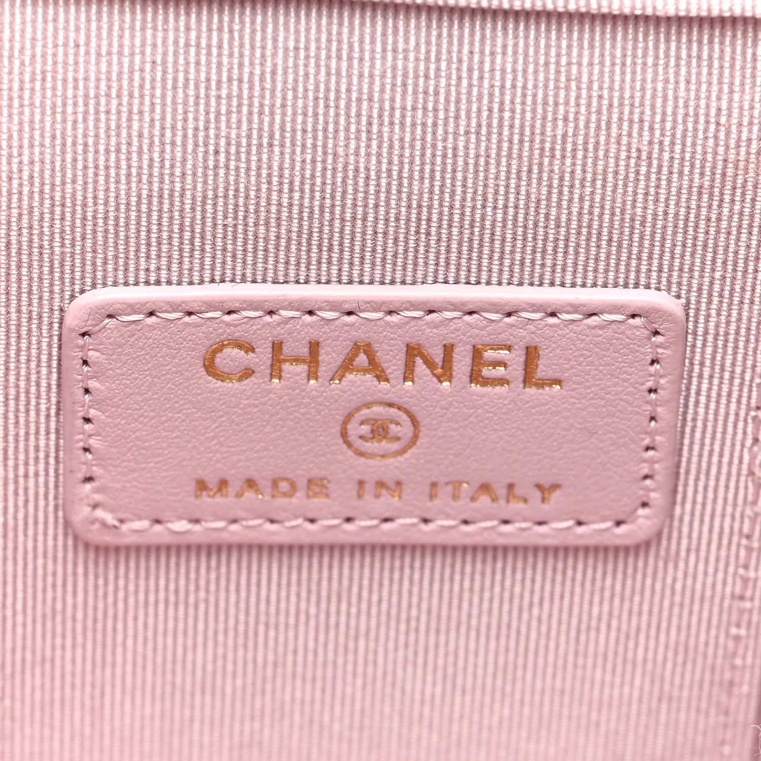 Chanel Caviar Quilted Mini Vanity Case With Chain Light Pink 6 of 11