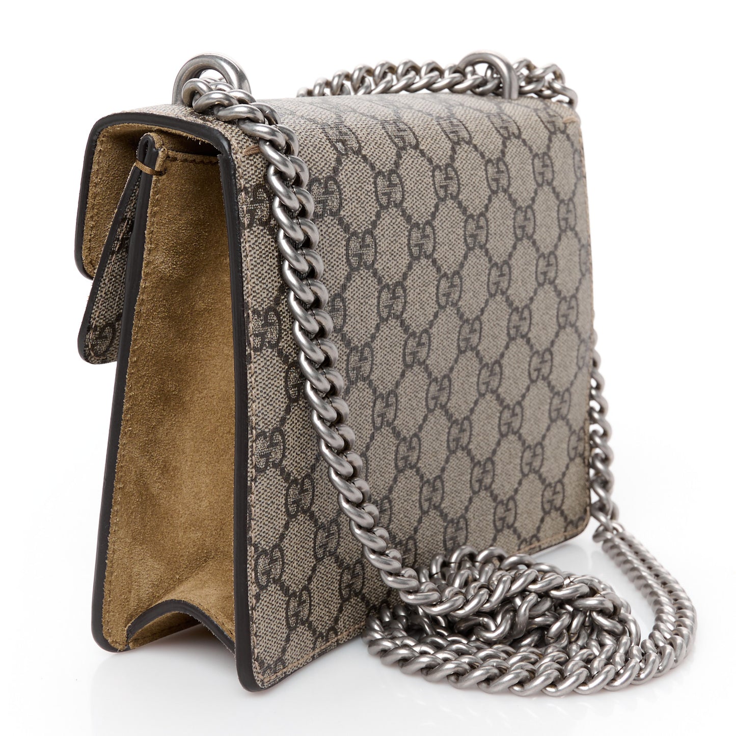 GG Supreme Monogram Mini Dionysus Shoulder Bag Taupe