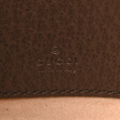 Gucci GG Supreme Monogram Textured Calfskin Web Mini Ophidia Half Moon Hobo Beige Ebony New Acero 6 of 11