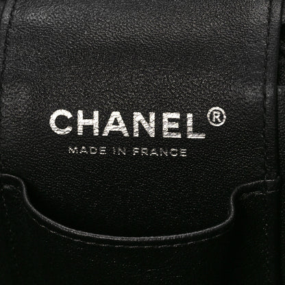 Chanel Caviar Quilted Small Top Handle Vanity Case With Chain Black 5 of 8