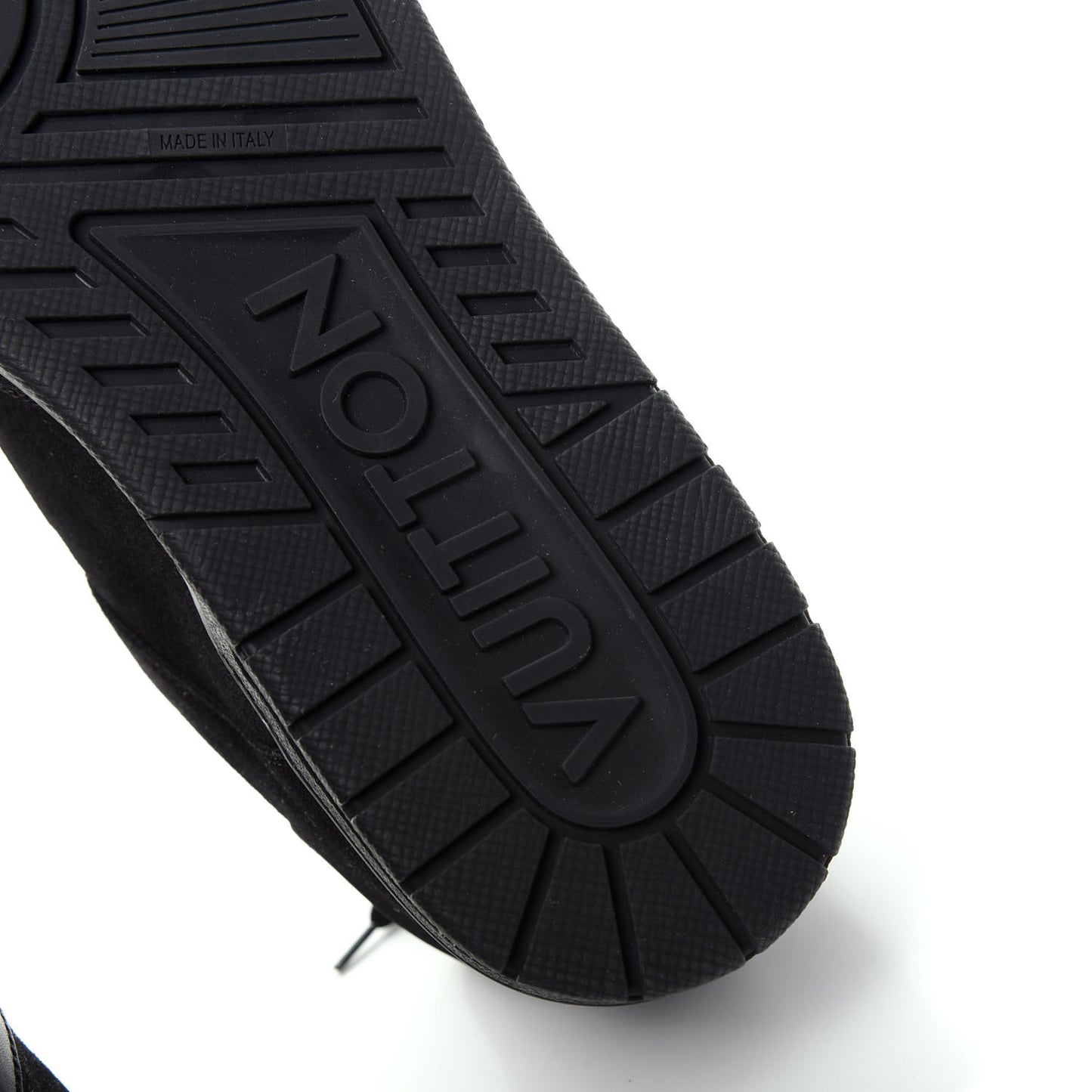 Suede Mens LV Trainer Sneakers 9.5 Black