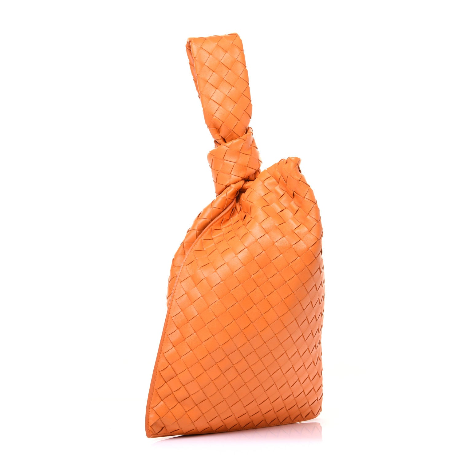 Bottega Veneta Nappa Intrecciato BV Twist Orange 3 of 13