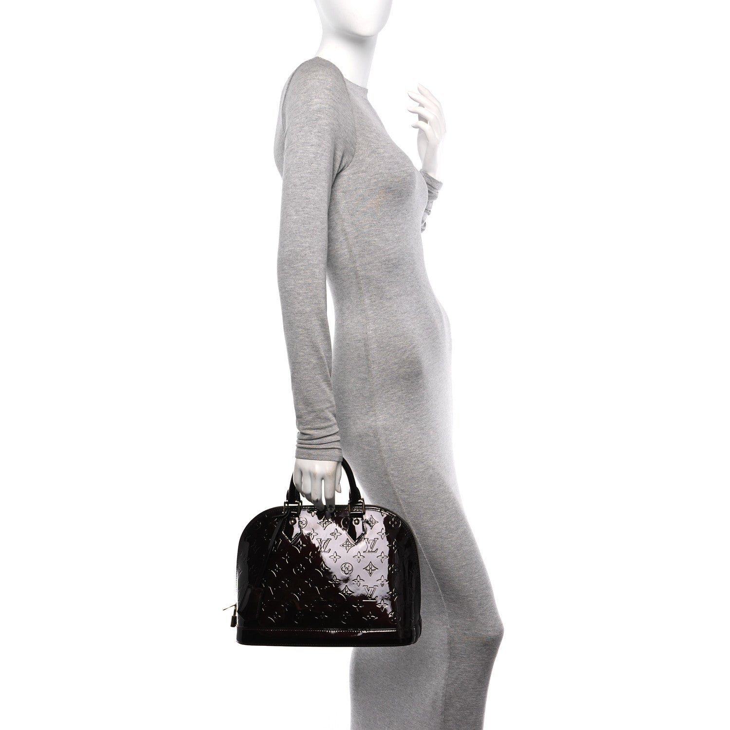 Louis Vuitton Vernis Alma PM Amarante 2 of 11