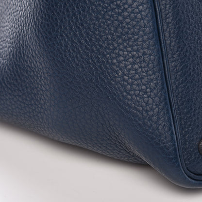 Hermes Taurillon Clemence Picotin Lock 18 PM Bleu De Prusse 8 of 11