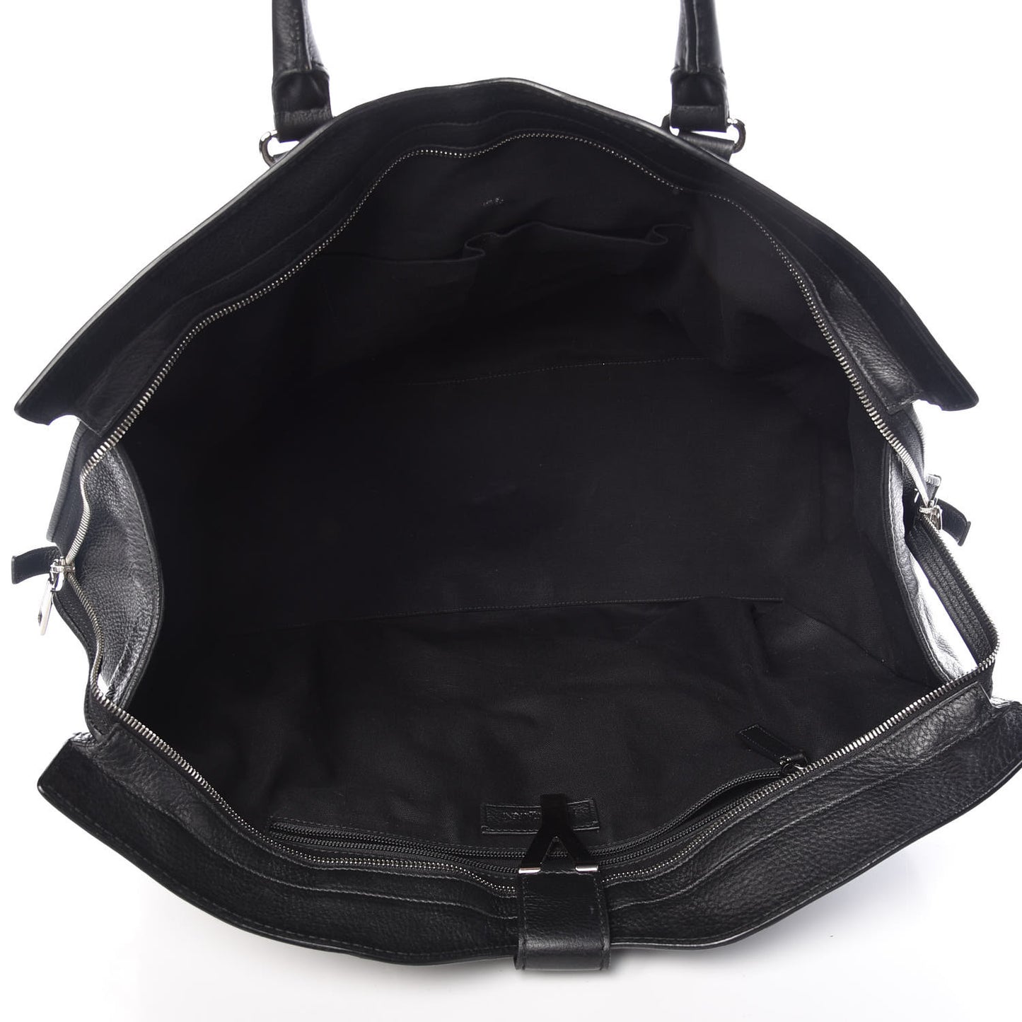 Calfskin Cabas Chyc Weekender Black