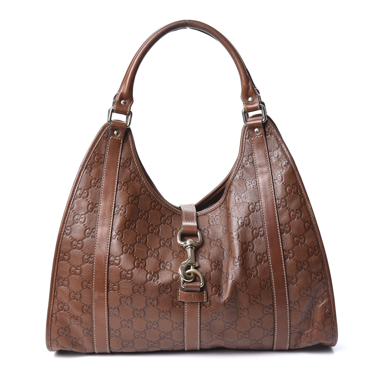Guccissima Medium Joy Shoulder Bag Brown