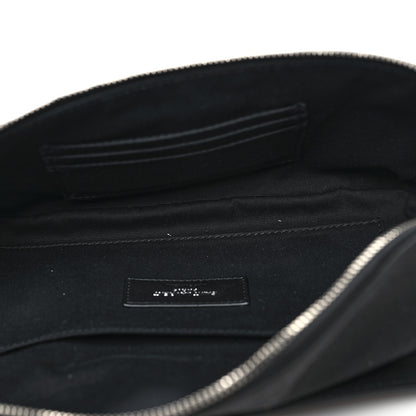 Saint Laurent Calfskin Monogram Belt Bag Black 5 of 10