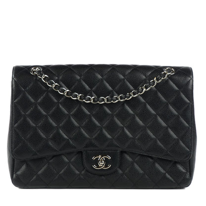Chanel Caviar Quilted Maxi Single Flap Black 1 of 8