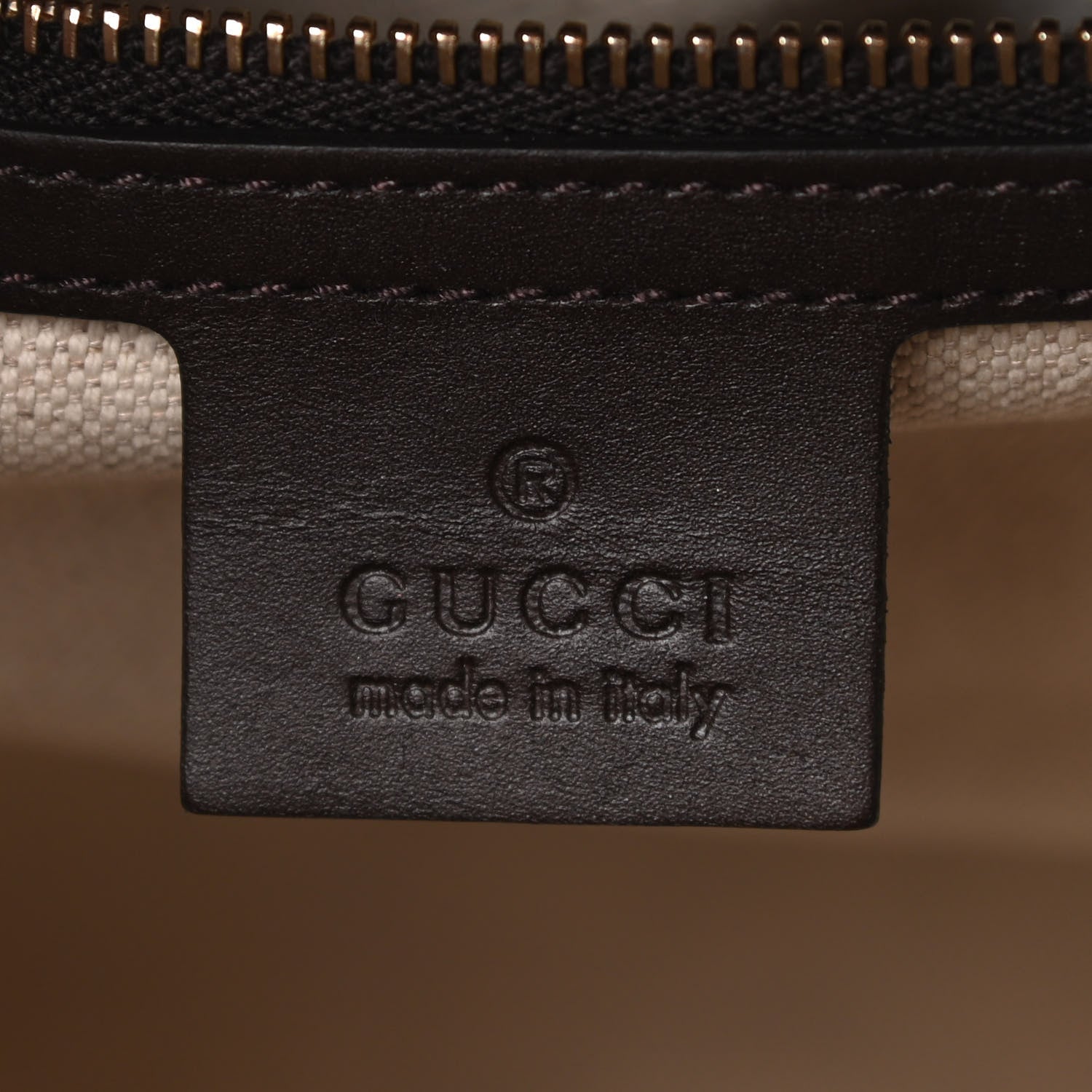 Gucci Monogram Vintage Web Medium Boston Dark Brown 6 of 10