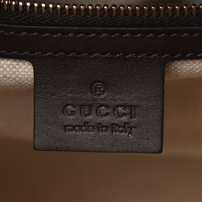 Gucci Monogram Vintage Web Medium Boston Dark Brown 6 of 10