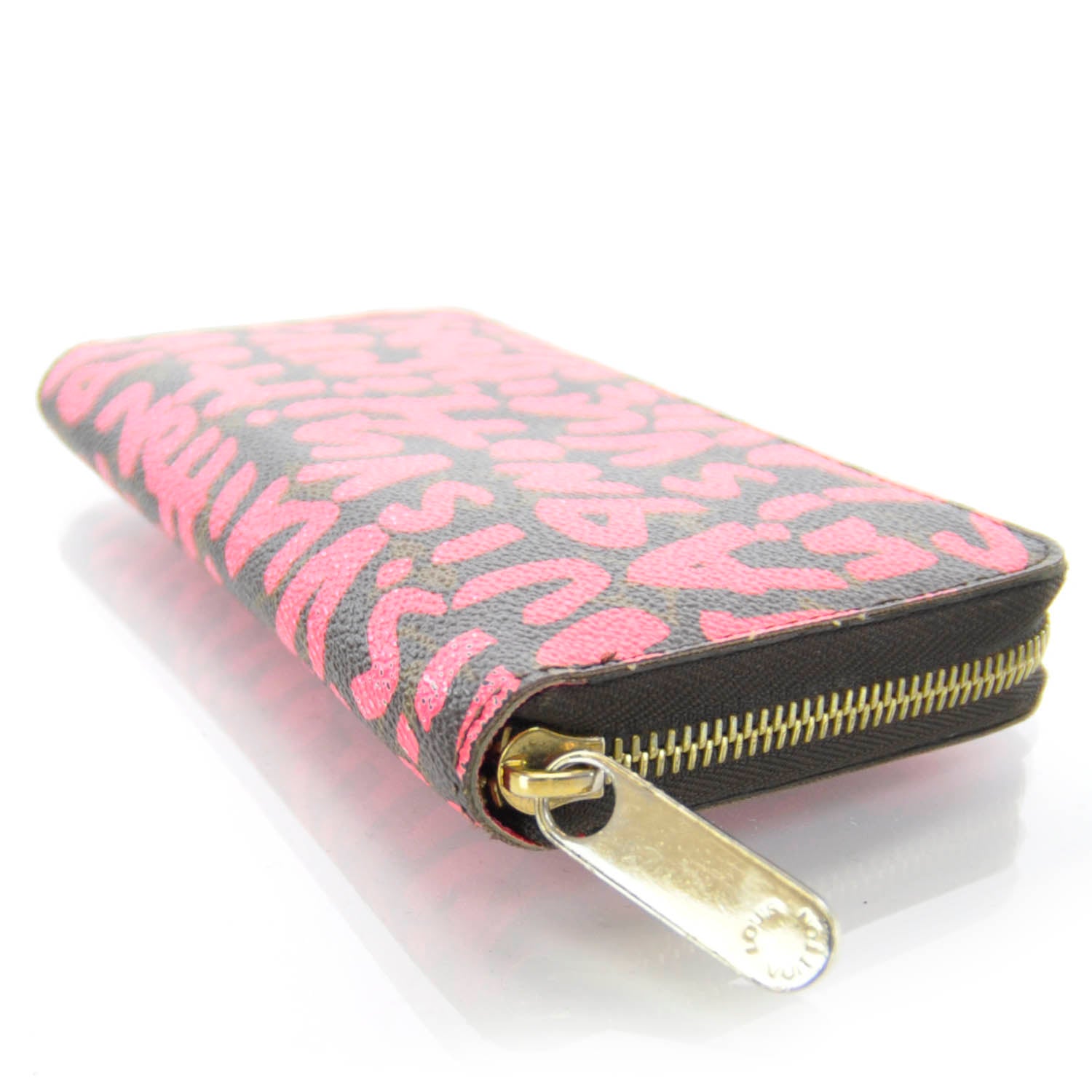 Louis Vuitton Monogram Graffiti Zippy Wallet Fuchsia 2 of 6