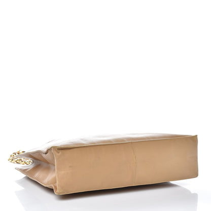 Chanel Lambskin Jumbo CC Shoulder Bag Beige 4 of 13