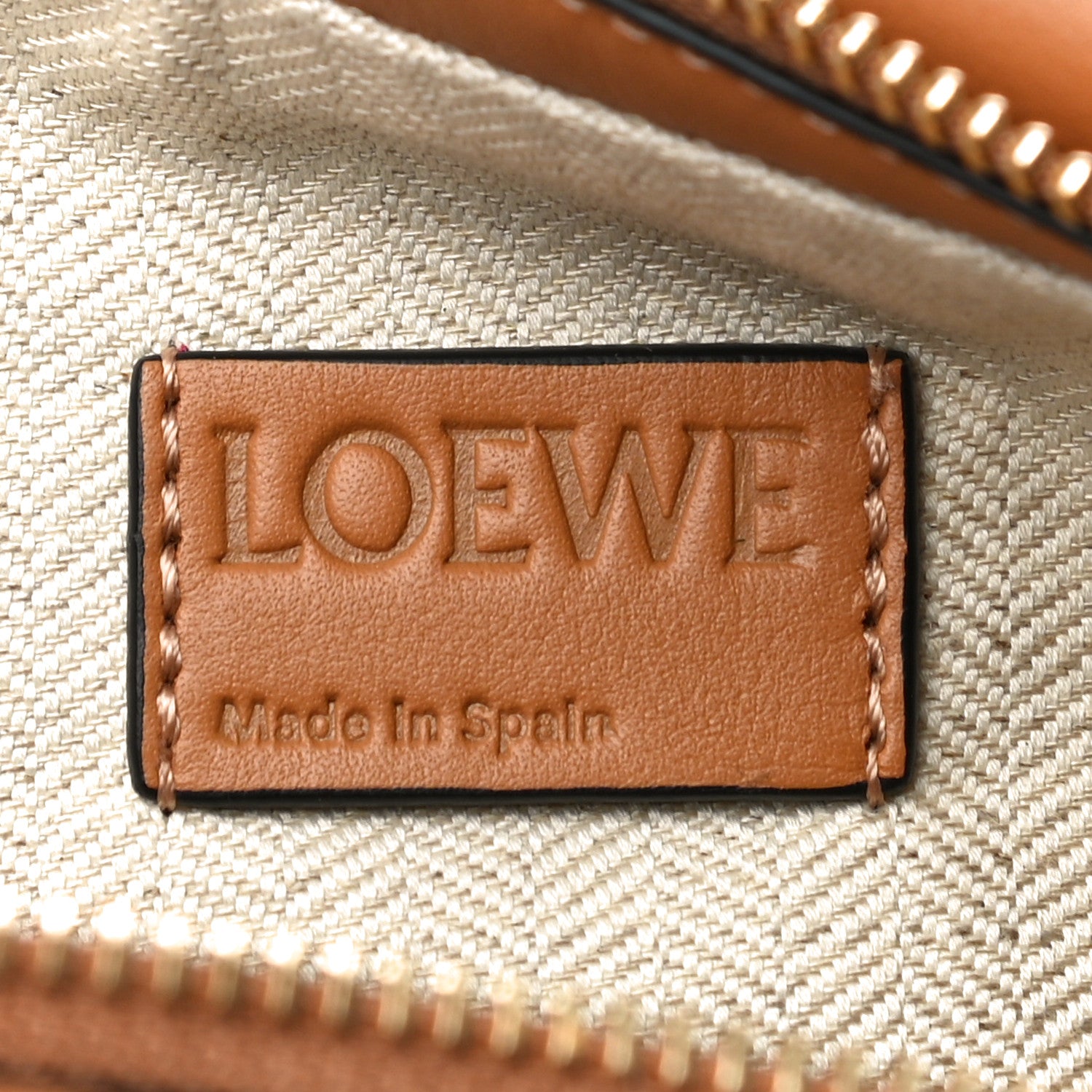 Loewe Calfskin Puzzle Hobo Tan 6 of 10